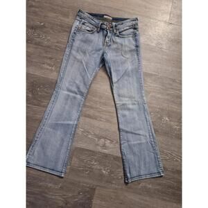 Levi's 518 Women's Bootcut Jeans Vintage, Super Low, Size 7, Light Wash